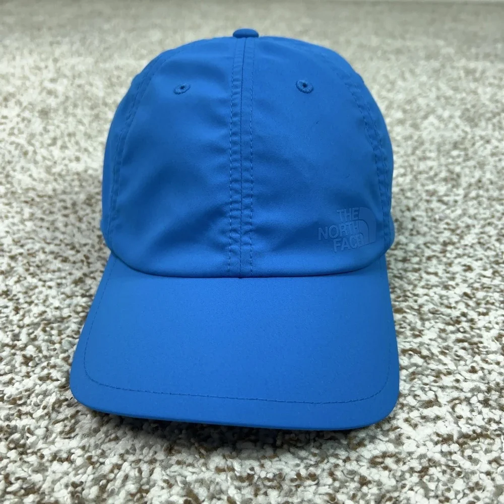 The North‎ Face Hat Cap Strap Back Mens One Size Blue Lightweight Outdoor Sports